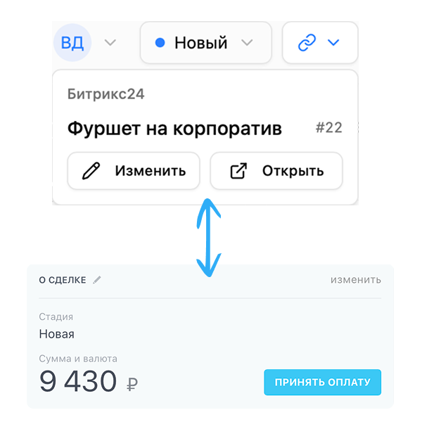 Интеграция с Битрикс24 Caiter